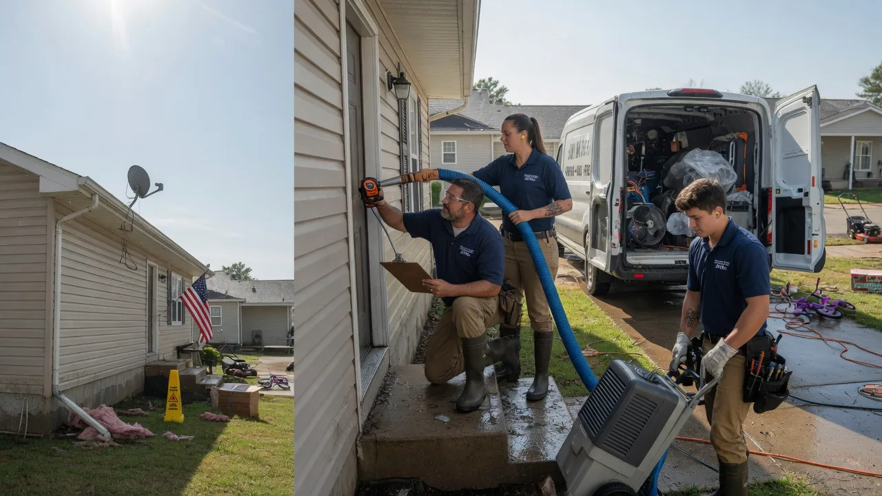 Ceiling Water Damage Restoration in Erwinna, PA near me